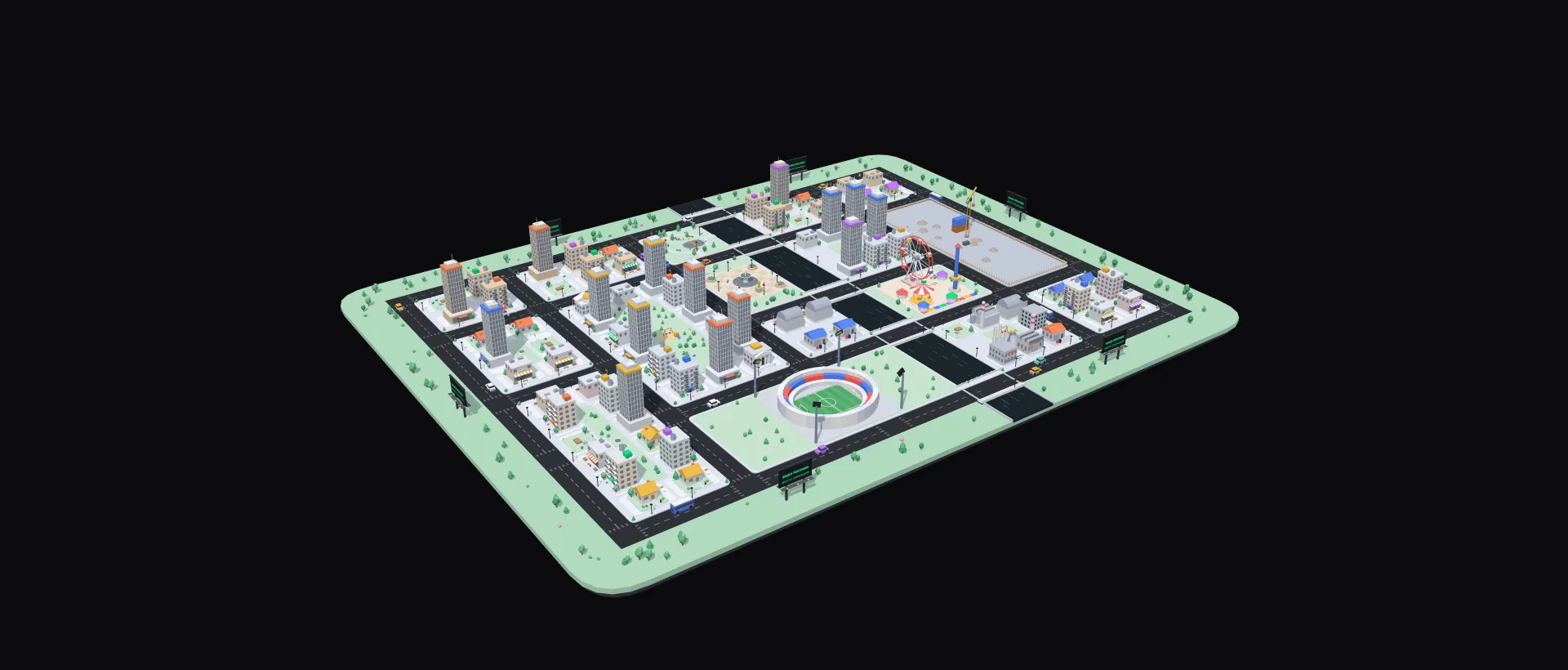 Город MetaPoly целиком